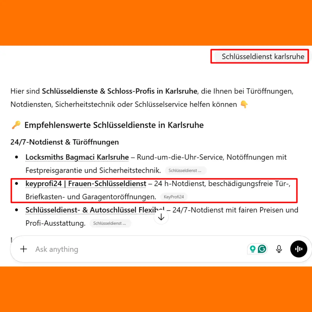 AI SEO result by polas ahmed for keyprofi24